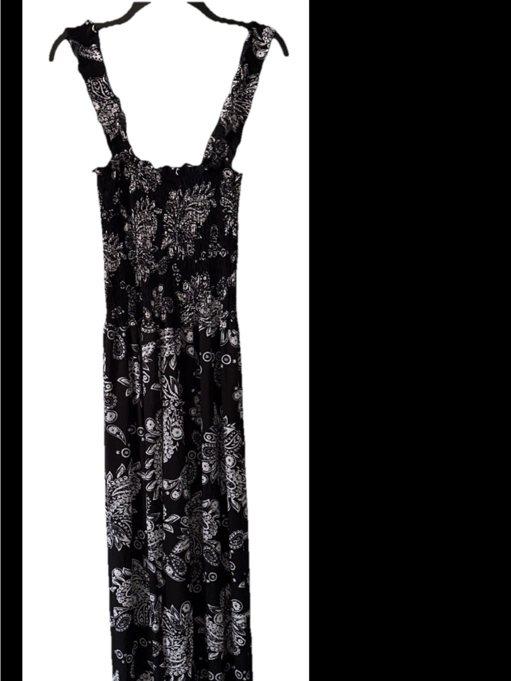 Black and White Paisley Maxi Dress from Z , XL Jr - Picture 5 of 6